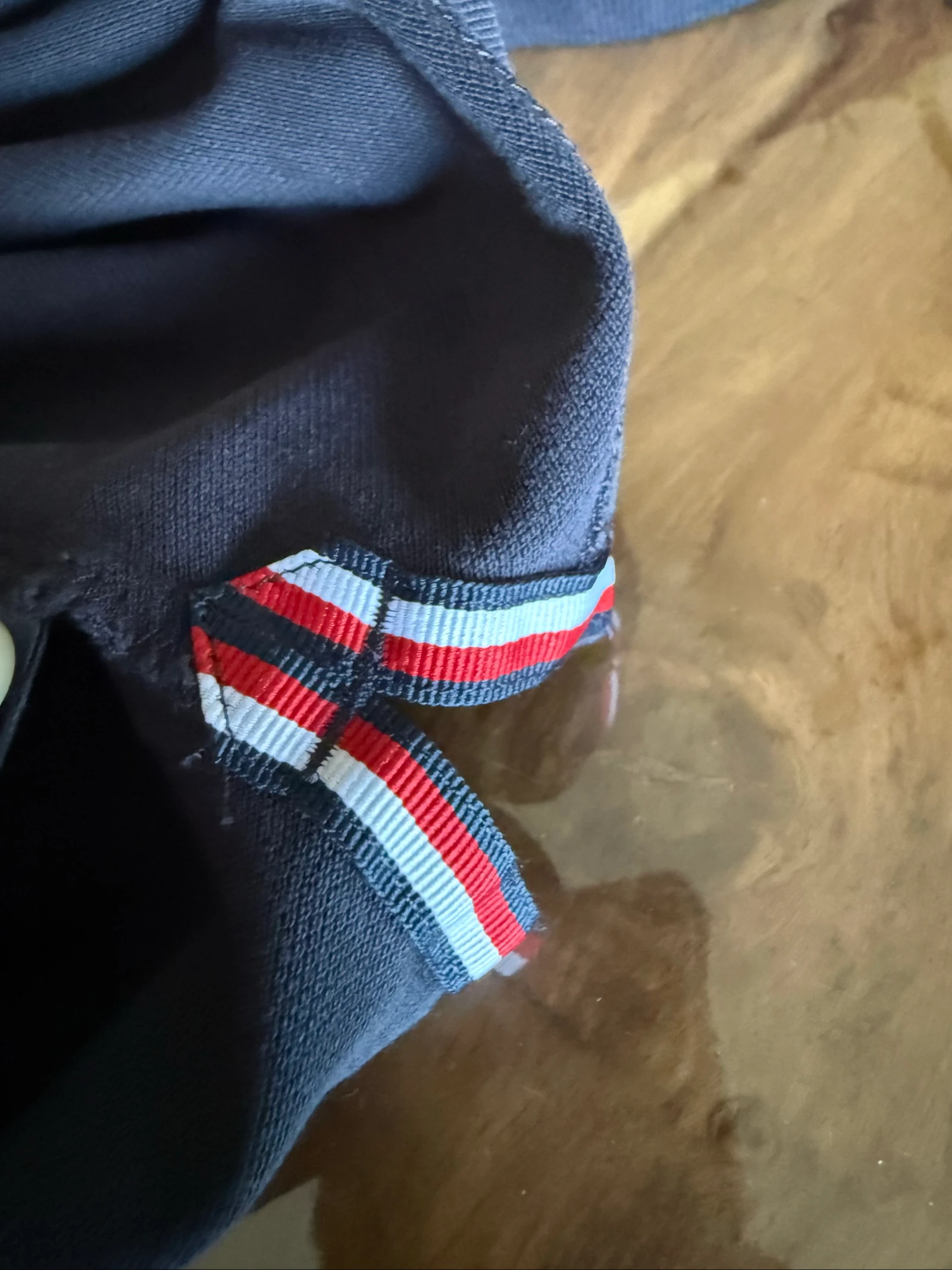 Boys' Polo Shirt - Tommy Hilfiger - Size 164cm (13-14yrs) - Dark Navy Blue - Very Good Condition – photo 6